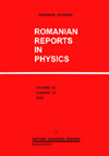 Romanian Reports in Physics封面